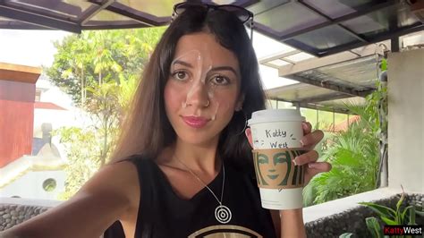 Crazy Cumwalk In Starbucks Blowjob In Public Toilet Drinking Coffee With Sperm Xvideos