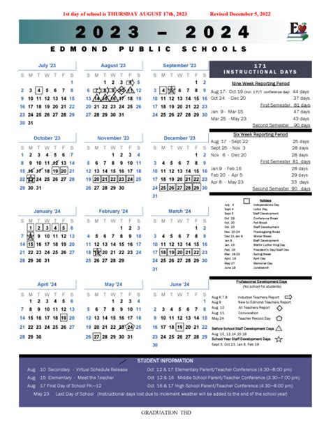 Edmond School Calendar 2025 Pdf Taryn Francyne