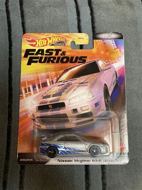 Hot Wheels Premium Skyline R Fast And Furious Dmc Paul Walker Eur Picclick It
