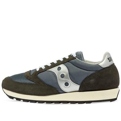 Saucony Jazz Original Vintage Blue, Navy & Silver | END. (US)