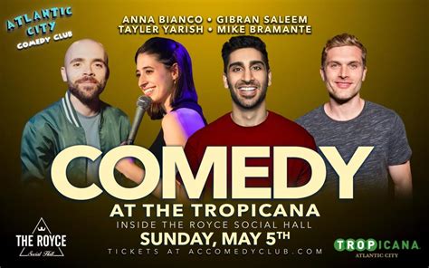 Anna Bianco, Gibran Saleem, Tayler Yarish, Mike Bramante - Atlantic City Comedy Club, Atlantic ...