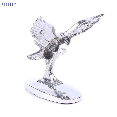 ITHT> Car Front Cover Chrome Hood Decoration Badge 3D Emblem Angel