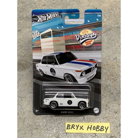 Hot Wheels Vintage Racing Club BMW HRV B White Shopee Malaysia