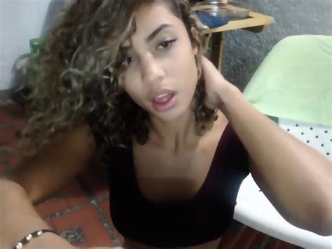 Stunning Babe With Curly Hair