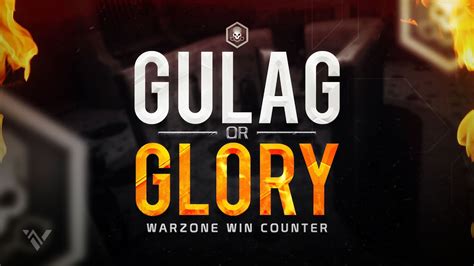 Gulag Or Glory Warzone Win Counter Broadcaster Overlays Youtube