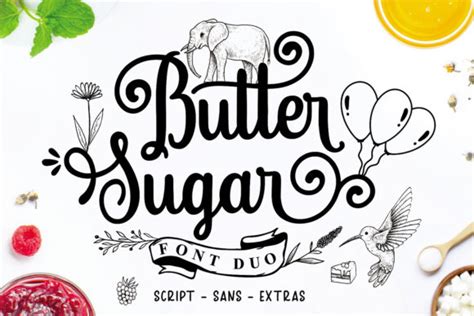 Butter Sugar Font By Mozatype · Creative Fabrica