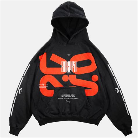 Boxy Hoodie Mockup Showcase Your Designs With Style And Realism