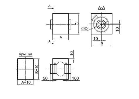Короб под вентилятор SHUFT d.100 (100 S) купить в Москве: цена ...