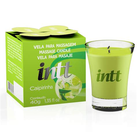 Vela Para Massagem Beijável g Intt Caipirinha Sex Shop Loja Fetiches