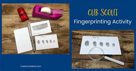 How To Do A Kids Forensics Fingerprint Activity