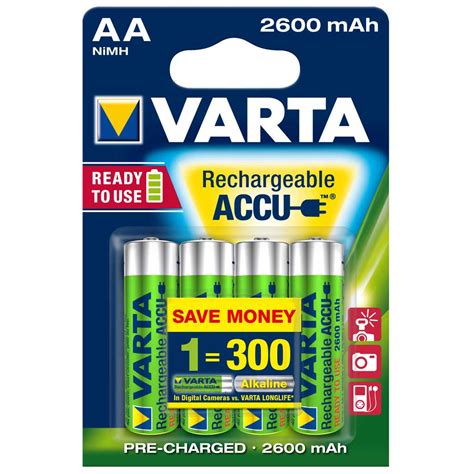 Varta AA 2600mAh 4db Ready to Use tölthető elem akkumulátor vásárlás