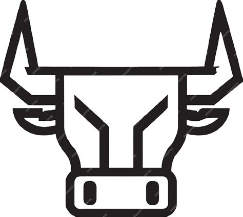 Premium Vector Powerful Bull Head Vector Illustration