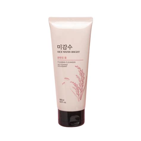 face shop rice water face wash  ml face wash  glowing skin