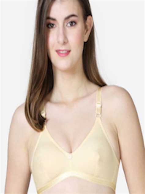 Buy VStar Nude Coloured Seamed Single Layered Darted Cup Cotton Bra Bra For Women