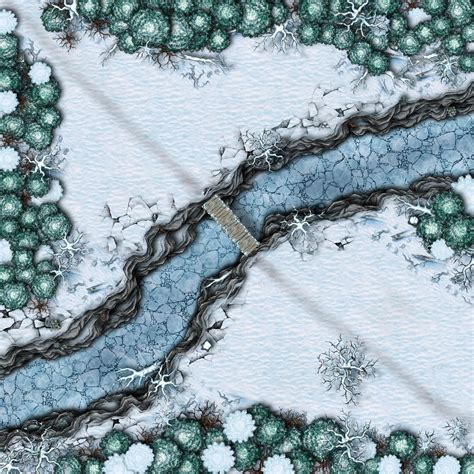 Very Large Winter Snow Battlemap Inkarnate Create Fantasy Maps Online