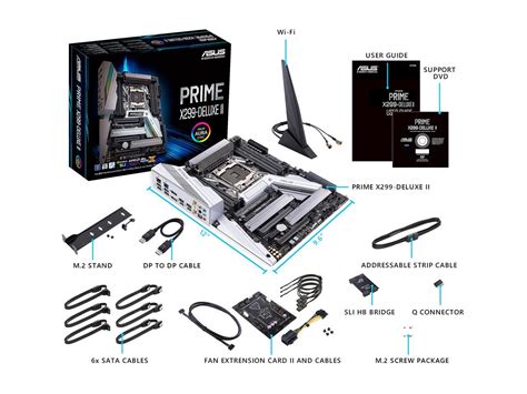 ASUS Prime X299-Deluxe II LGA 2066 ATX Intel Motherboard - Newegg.com