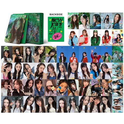 New Jeans Greetings 2024 Holographic Lomo Cards Nekomata