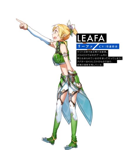 Leafa Sao Sword Art Online 10s 1girl Arm Up Asymmetrical Sleeves Blonde Hair Character