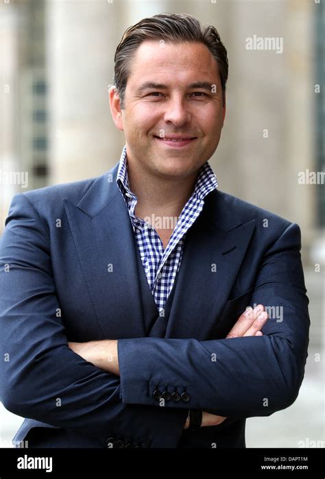 British TV actor David Walliams ('Little Britain') smiles during an ...