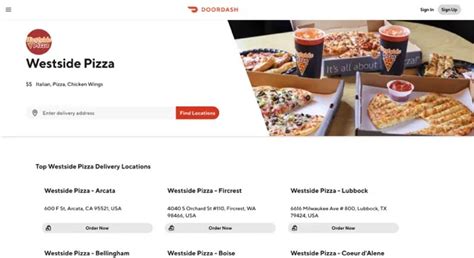 Westside Pizza Menu With Prices US 2024