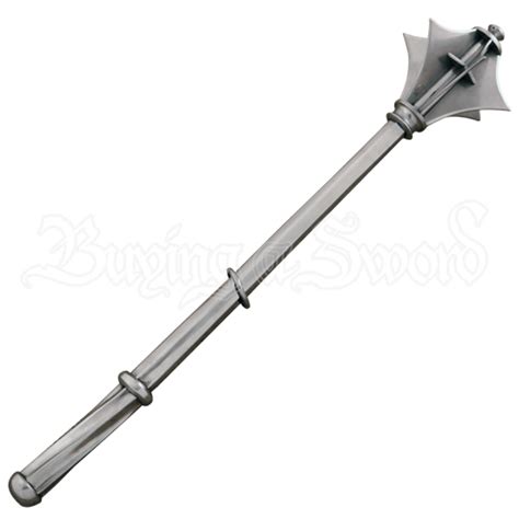 flanged medieval mace ah   medieval swords functional swords