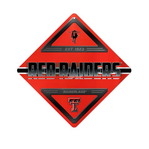 Texas Tech Red Raiders Metal Wall Sign