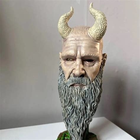 Mimir Head God of War - Etsy