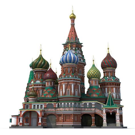 Собор Василия Блаженного 3D Модель $199 - .max .3ds .obj .c4d .ma - Free3D