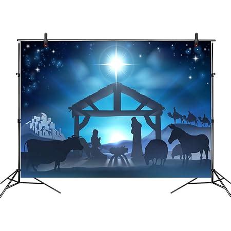 Amazon LFEEY 20x10ft Birth Of Jesus Backdrop Christmas Night