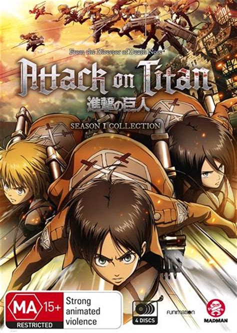 Attack On Titan Season 1 Anime Blu Ray Sanity