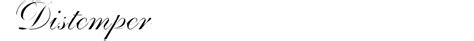 Distemper Font Download