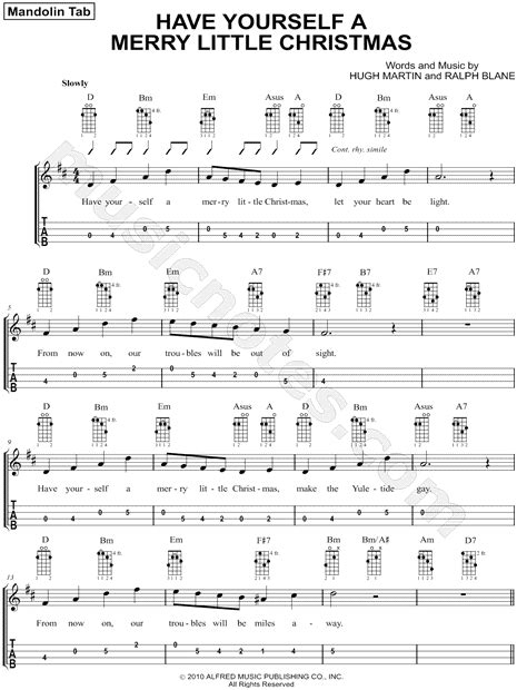 Have Yourself A Merry Little Christmas From Meet Me In St Louis Sheet Music In D Major