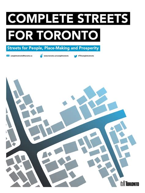 Toronto Complete Streets Guidelines Public Panels June 2015 Pdf