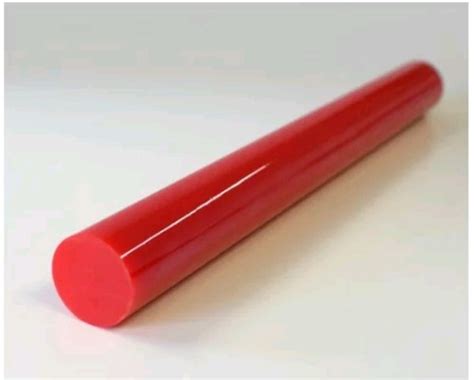 Jual Polyurethane Rod Merah Batangan D 80mm Panjang 50cm PU Merah Di