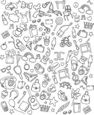 Наклейки для распечатки для лд черно-белые | | Drasler