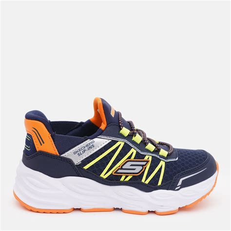 Детские кроссовки для мальчика Skechers 403836L NVOR 33.5 Синие ...