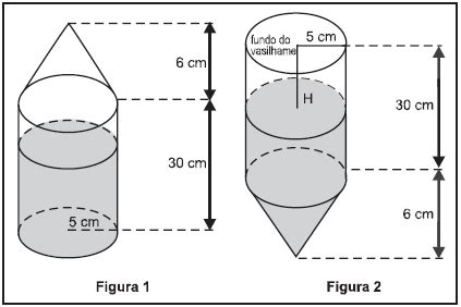 Aio Um Vasilhame Na Forma De Um Cilindro Circular Reto De