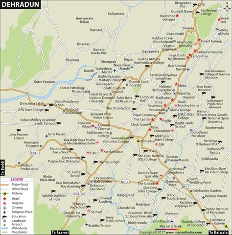 Dehradun City Map | Dehradun, Map, City map