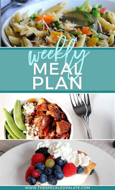 Dinner Divas Weekly Meal Plan