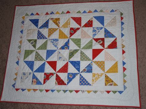 Mbs Pinwheel Baby Quilt Moda Bake Shop Pinwheel Baby Quilt Flickr