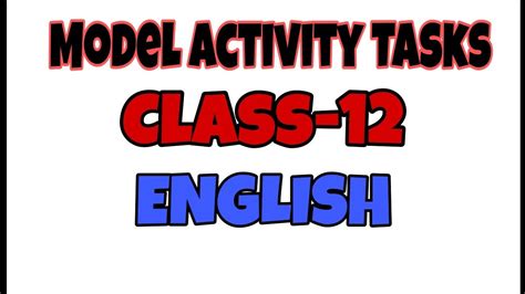 Class 12 English Model Activity Tasks Solution WBBSE Sukla Majumdar