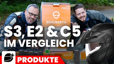 Schuberth Helme Im Vergleich C E Und S Im Praxistest Youtube