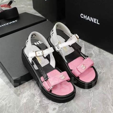 Женские сандали Chanel, натуральная кожа, премиум качество, 35, 36, 37 ...