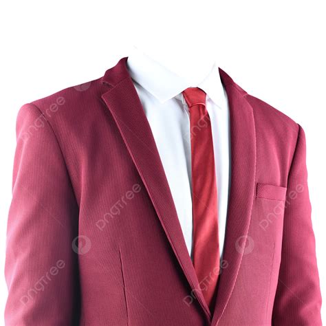 Red Suit Photography White Shirt Red Tie Blouse Business Mens Png
