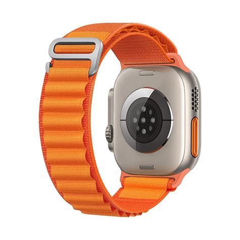 Alpine Loop Laranja Pulseira Para Apple Watch Mm