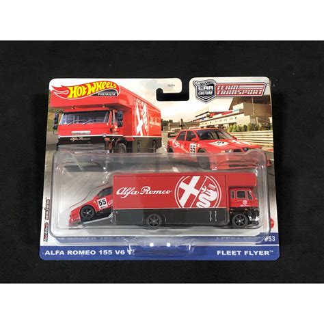 風火輪 hot wheels 汽車文化 運輸車 愛快 Alfa 羅密歐 romeo v ti 精裝 膠胎 蝦皮購物