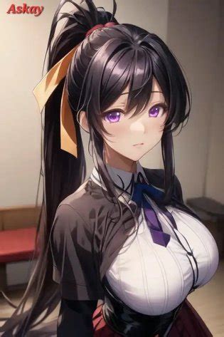 Akeno Himejima Luscious Hentai Manga Porn