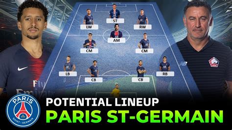 Psg Paris Saint Germain Potential Lineup Next Season Under