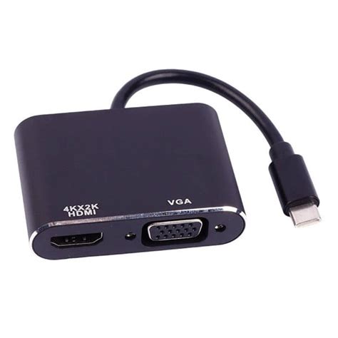 تبدیل Type C به Hdmi و Vga وی نت مدل V Couc30hv اندمود