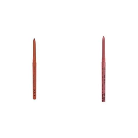 Nyx Professional Makeup Mechanical Lip Liner Pencil Bundle Nude And Nude Pink Shades Packaging